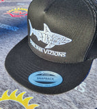 Great White Vizions - Trucker Snapback - Black