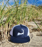 Cape Cod - Blue and White Trucker