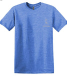 Goose - "O.G. Logo" - Heather Blue W/ Pink - Unisex T-Shirt