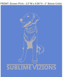 Goose - "O.G. Logo" - Heather Blue W/ Pink - Unisex T-Shirt