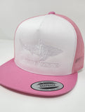 Great White Vizions - Trucker Snapback - Pink & White