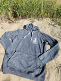 Lost Octopus - Granite Sandwash - Soft Stretch Hooded Sweatshirt