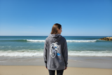 Lost Octopus - Granite Sandwash - Soft Stretch Hooded Sweatshirt