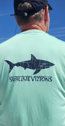 Sublime Vizions - UPF 50+ Long Sleeve Performance Sun Shirt - Seafoam