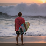 Cahoon Hollow - PJG Collection - T-Shirt - Red w/ Navy Print