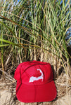 Cape Cod - Berry Red and White Dad Hat