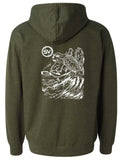 Cahoon Hollow - Independent Hooded Sweatshirt - Military Green