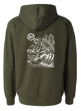 Cahoon Hollow - Independent Hooded Sweatshirt - Military Green