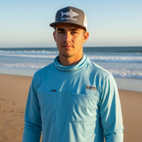 Great White Vizions - Trucker Snapback -White & Gray