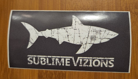 Great White Shark - Vinyl Sticker - Sublime Vizions