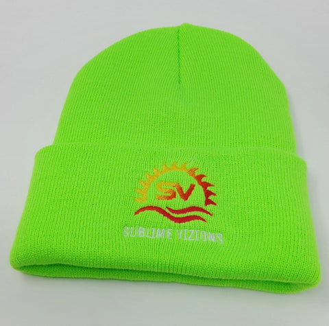 Winter Hat - Neon Green